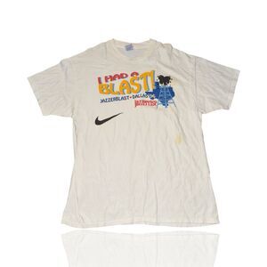 Vintage 1996 Nike Sponsored Jazzercise T-Shirt XL Multicolor "I Had a Blast!"